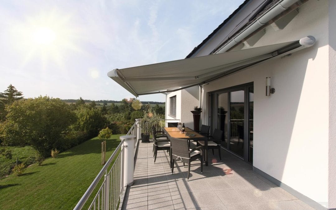 Terrassmarkis med kasett/utan kasett